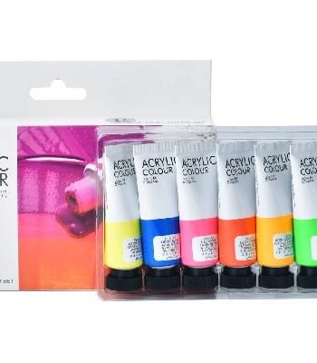 Akrylmaling Sæt 8stk Neon Farver 22ml