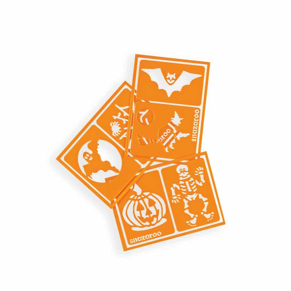 Ansigtsmaling Snazaroo Halloweenmotiver Stensils Stk