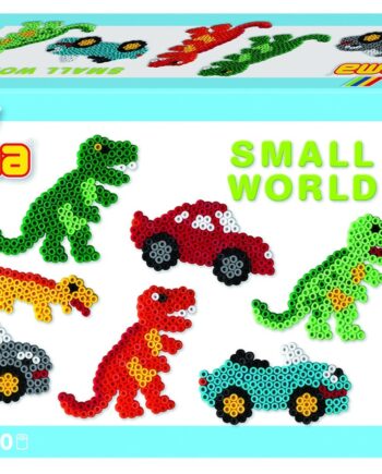Hama Midi Perlesæt   Gaveæske  Small World Bil   Dino   000 Perler