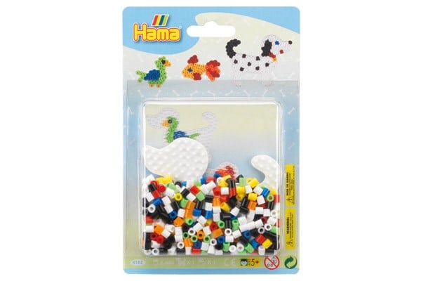 Hama Midi Perlesæt Hund 450 Perler Perleplade