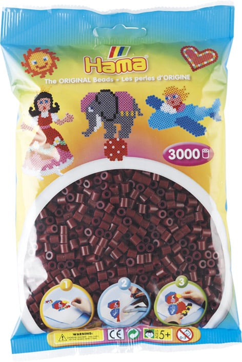 Hama Perler 3000 Stk Bordeaux Midi 201-30