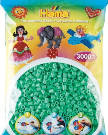 Hama Perler  3000 Stk Lysegrøn Midi  201-11