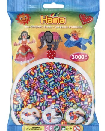 Hama Perler  3000 Stk Mix 92 Striber  201-92