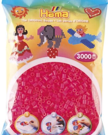 Hama Perler  3000 Stk Neon Fuchsia Midi  201-32