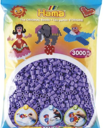 Hama Perler  3000 Stk Pastel Lilla Midi  201-45