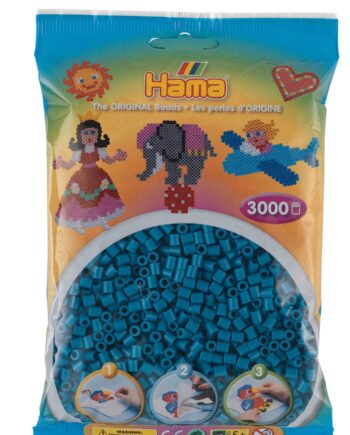 Hama Perler  3000 Stk Petrol Midi  201-83