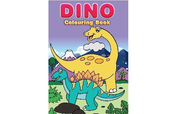 Min Første Malebog Dinosaur A4 16 Sider