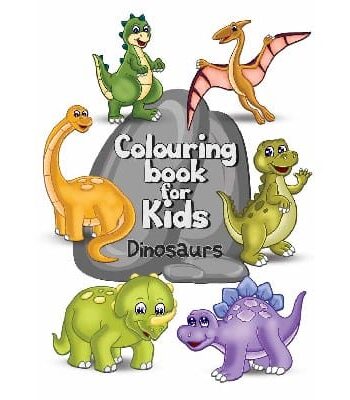 Min Første Malebog Dinosaurer   A4 16 Sider