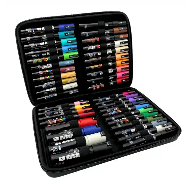 Posca Gavesæt Rubbercase 40 Stk Poscatuscher