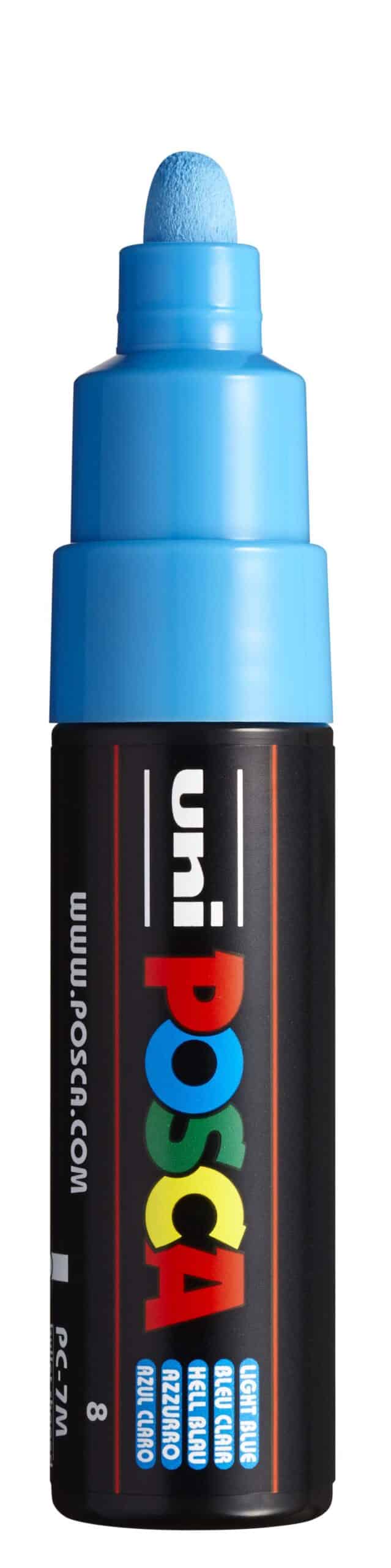 Posca Tusch Lyseblå Pc-7m 1stk