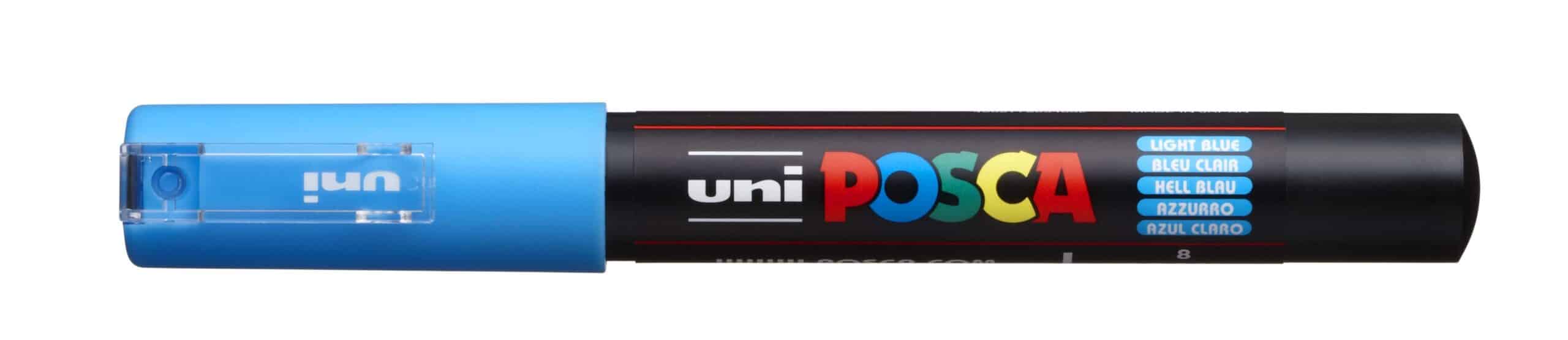 Posca Tusch Lyseblå Pc-1m 1stk