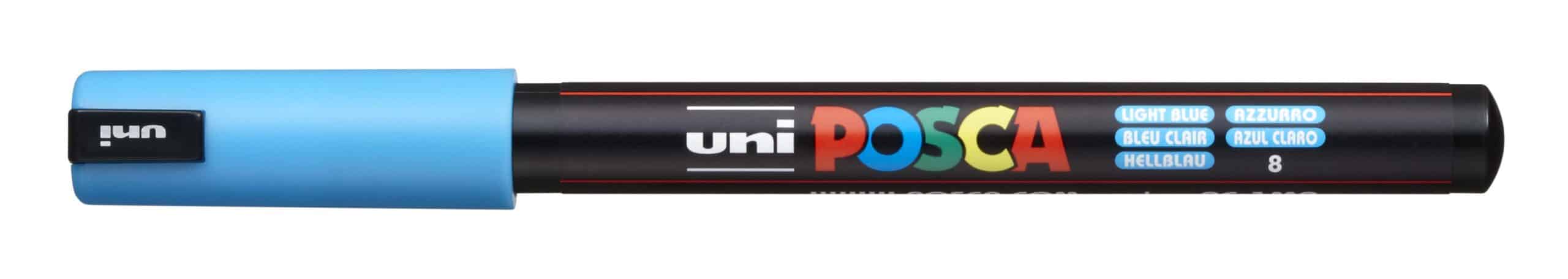 Posca Tusch Lyseblå Pc-1mr 1stk