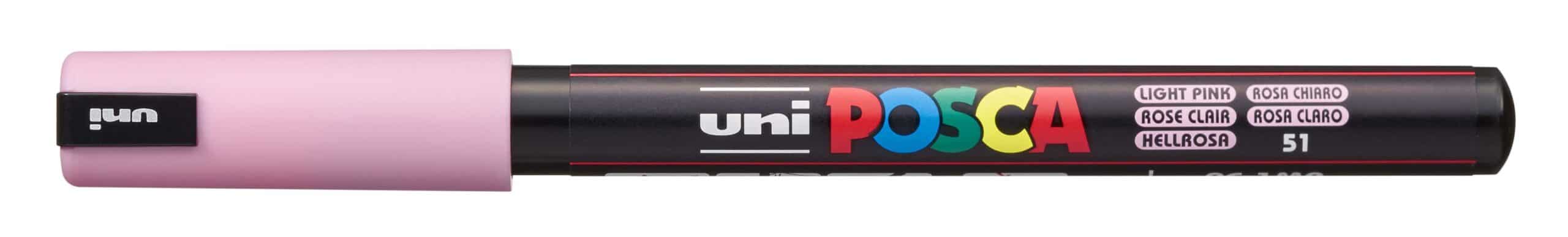 Posca Tusch Lyserød Pc-1mr 1stk