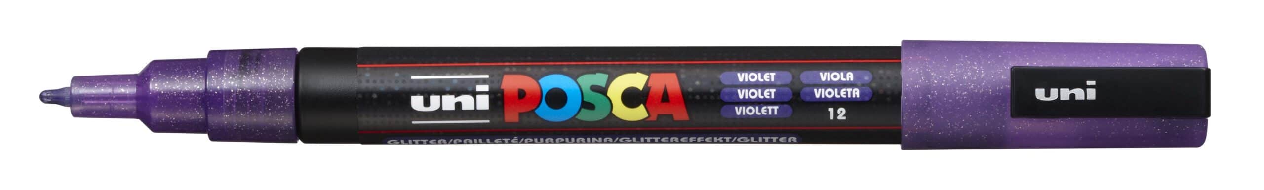 Posca Tusch Violet Glitter Pc-3m 1stk