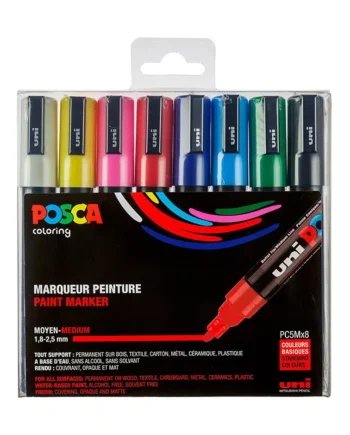 Posca Tusser Sæt Standard Farver Pc-1m 16 Stk