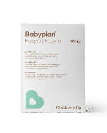 Babyplan Folsyre