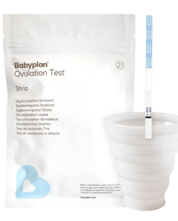 Babyplan ægløsningstest Strimmel 21 Stk    Silikonekop