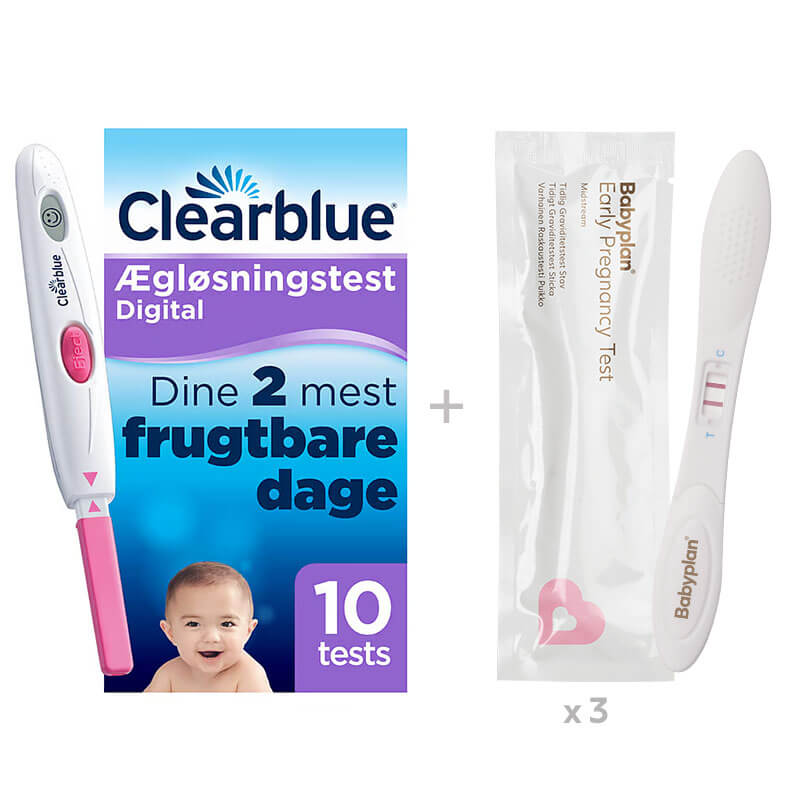 Bundle Med Clearblue ægløsningstest   Babyplan Tidlig Graviditetstest Stav