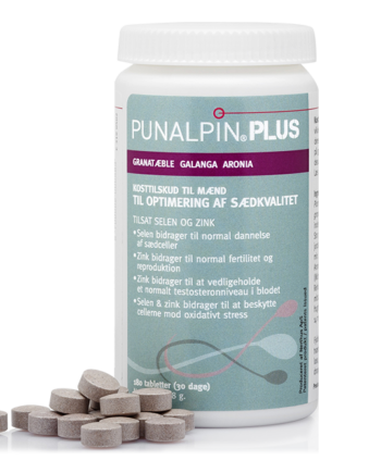 Punalpinâ  Plus  180 Tabl  Granatæble  Galanga  Aronia  Zink  Selen