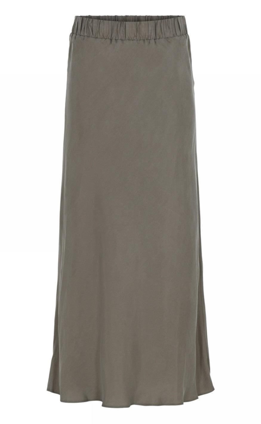 Gustav Nederdel Elly Bias Cut Dried Green