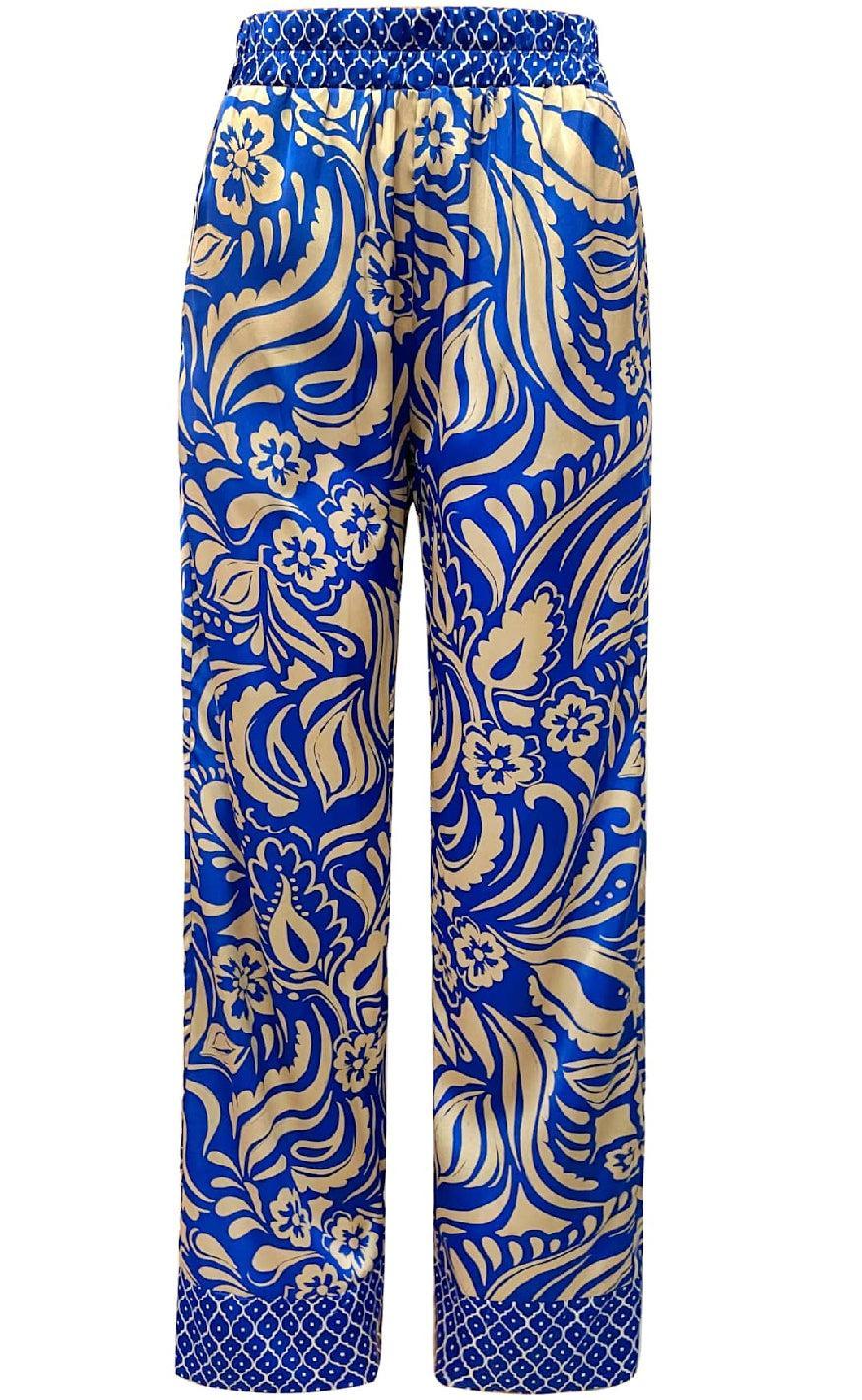 Liberte Bukser Tia Cobolt Blue Mix