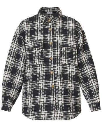 Love   Divine Jakke Love446-  Black Check