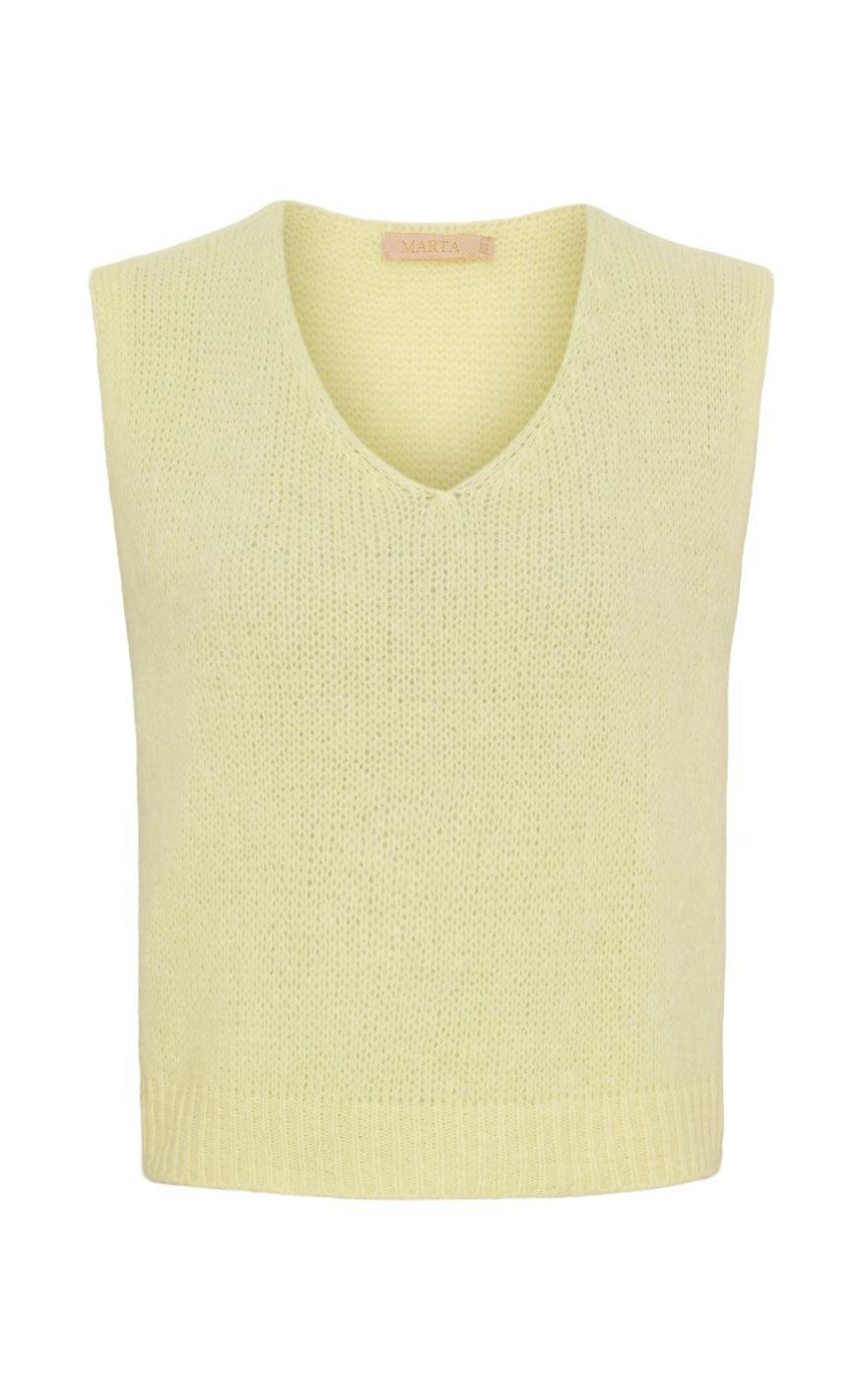 Marta Du Chateau Vest Marlene Yellow