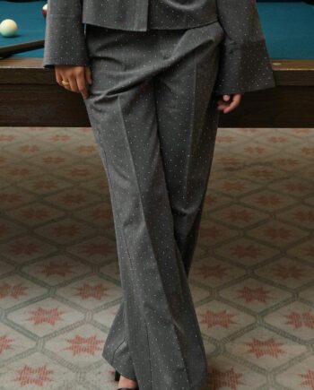 Neo Noir Bukser Alice Bedazzled Grey