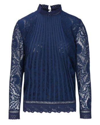 One Two Luxzuz Bluse Laizy Dark Antique Blue