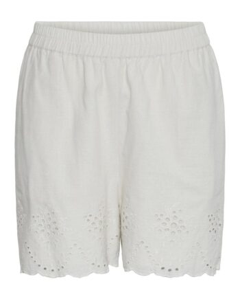 Pieces Shorts Almina Embroidery Birch