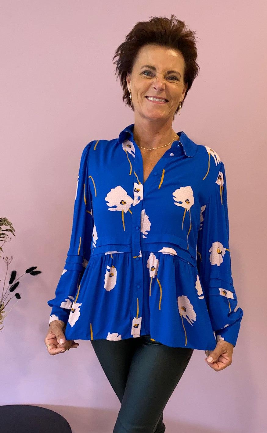 Yas Bluse Orchido Nautical Blue