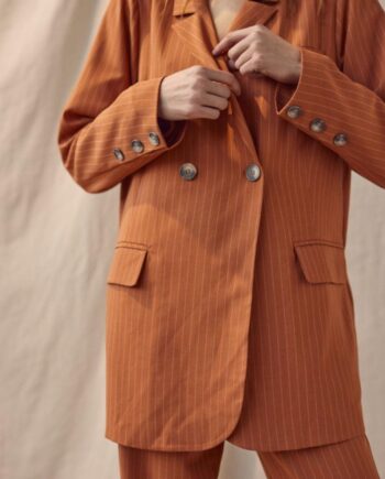 -view Blazer Annali Brown Stripe