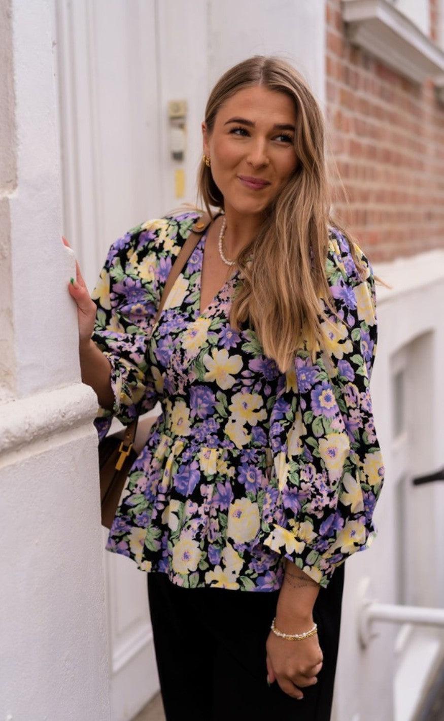 -view Bluse Filicity Flower
