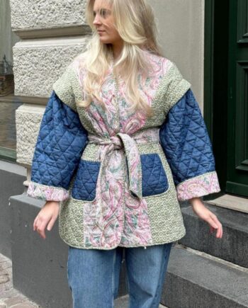 -view Jakke Katie Denim Print