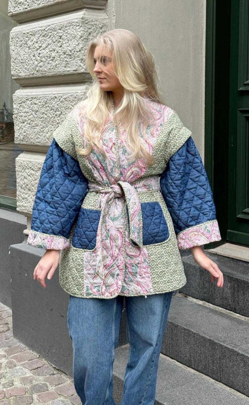 -view Jakke Katie Denim Print