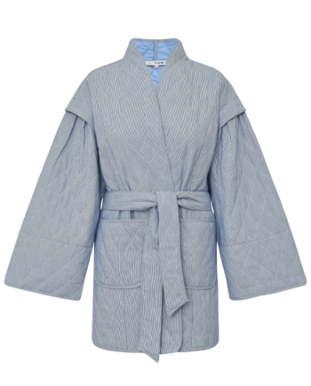 -view Jakke Katie Quit Navy White