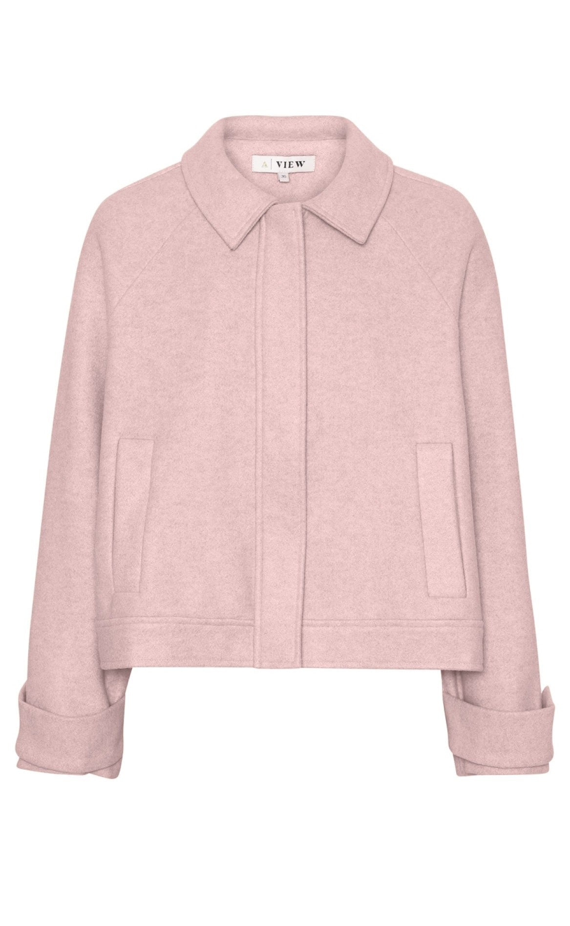 -view Jakke Vimma Trucker Pink Powder