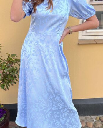 -view Kjole Gina Short Sleeve Light Blue