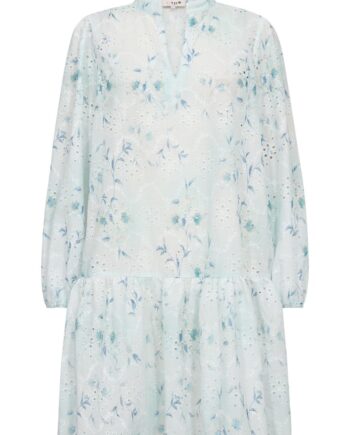 -view Kjole Grete Blue White