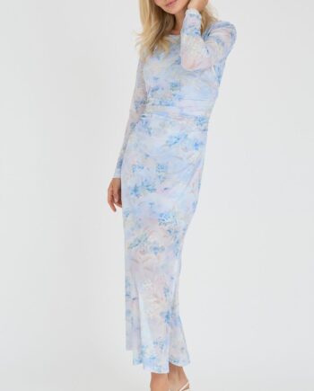 -view Kjole Naja Light Blue Rose