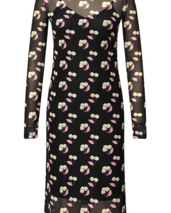 -view Kjole Silje Black With Cherries