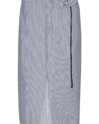 -view Nederdel Kana Blue White Stripe