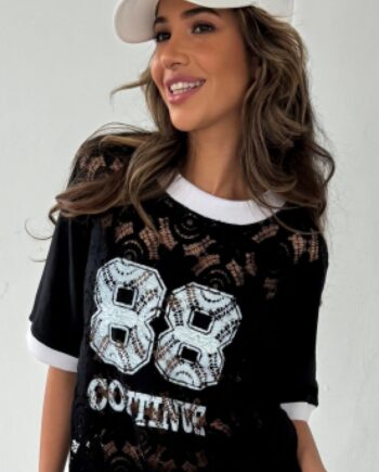Aktiver Ikke  Continue Bluse Conni 88 Lace Black