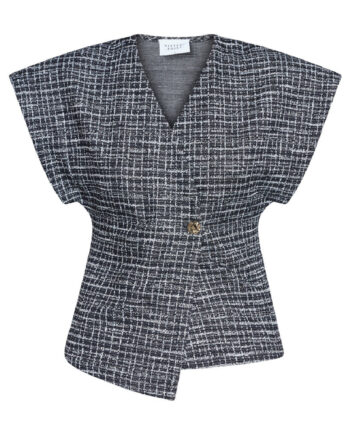 Aktiver Ikke  Sisters Point Vest Gevela Black Check  Aktiver Ikke