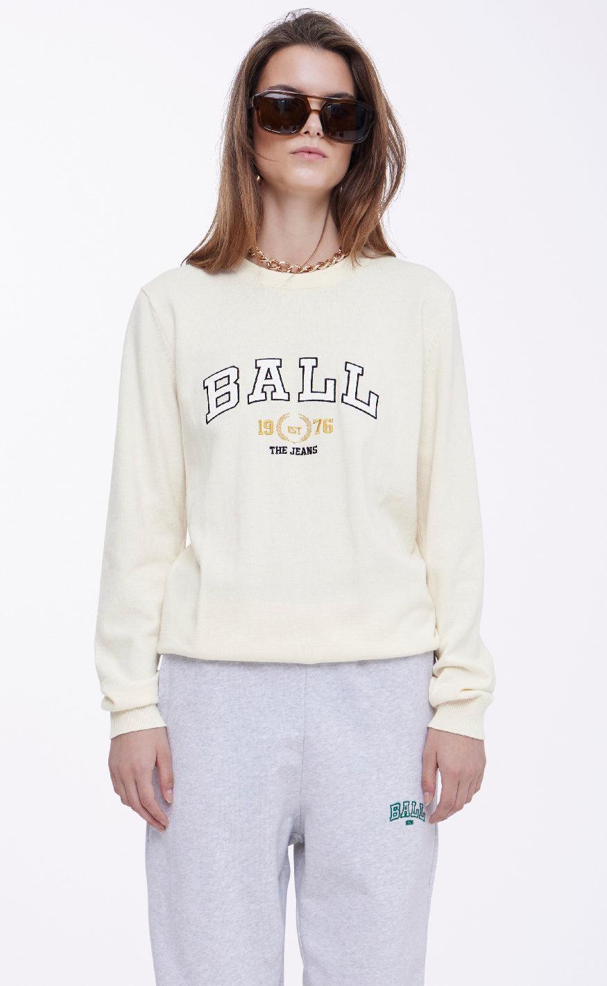 Ball Original Striktrøje Carter Off White
