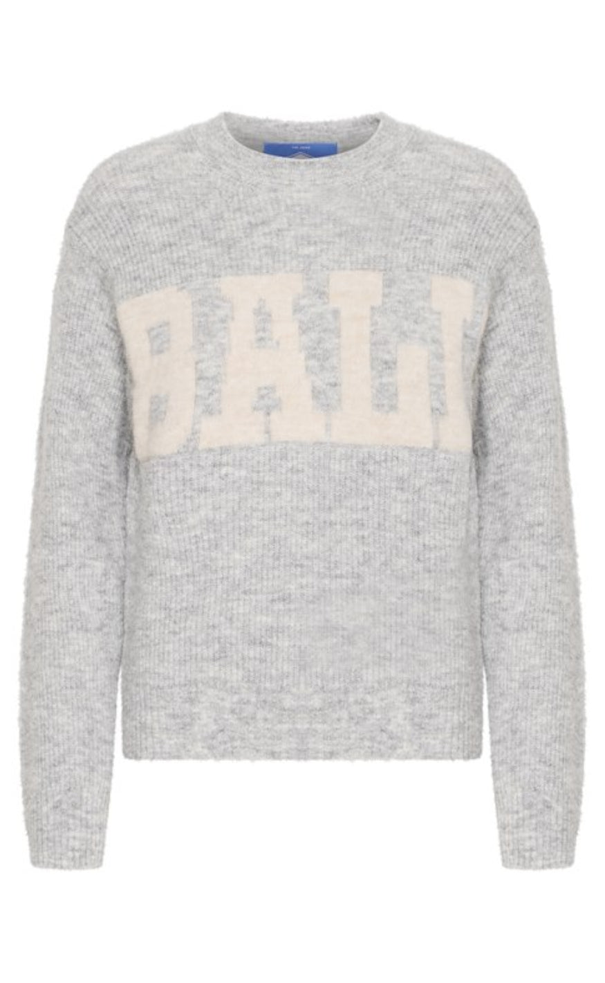 Ball Original Striktrøje Stacy Medium Grey Melange