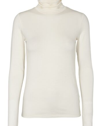 Basic Apparel Bluse Joline  -neck Off White
