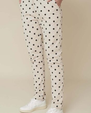 Basic Apparel Bukser Saga  Dot Sand