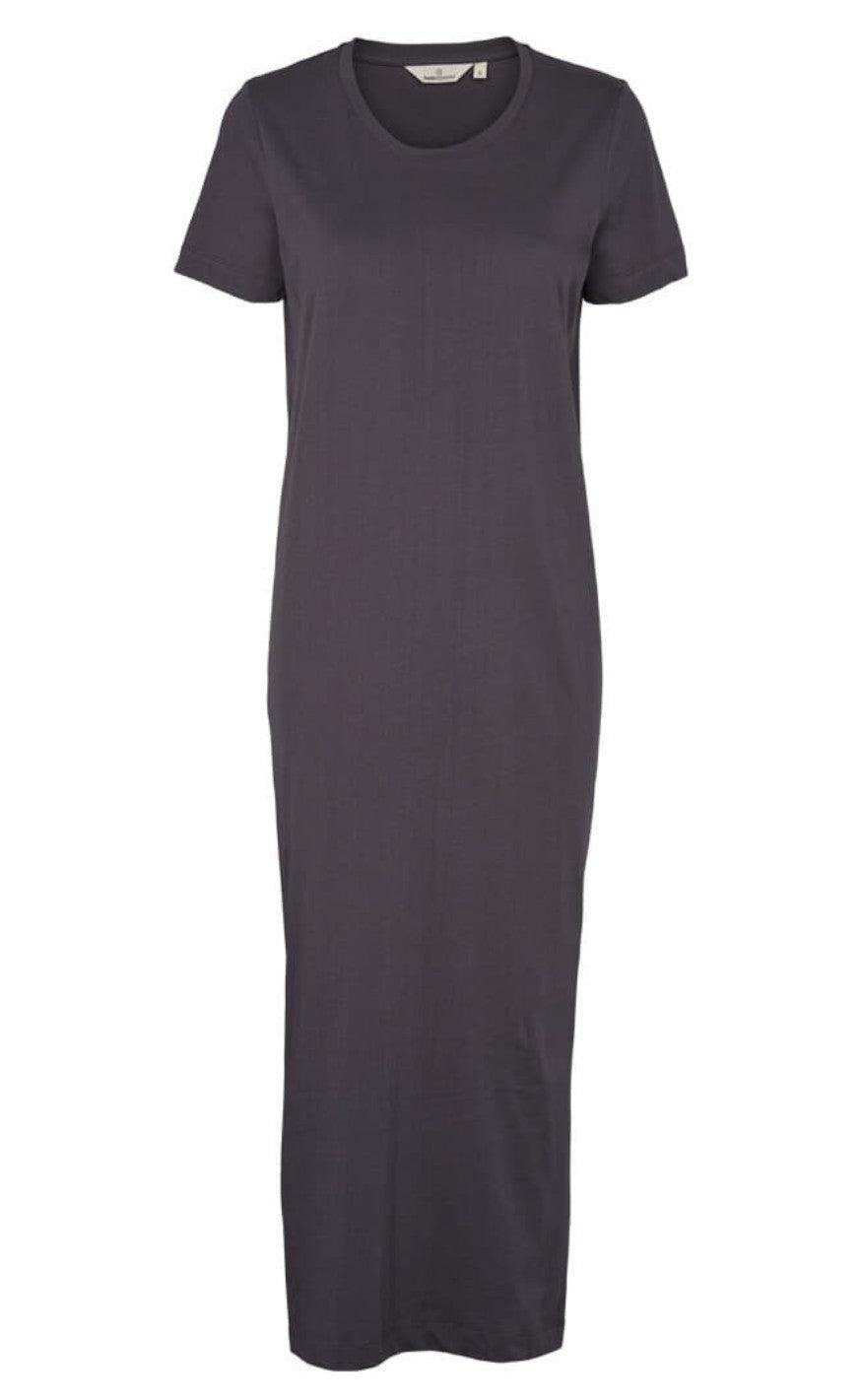 Basic Apparel Kjole Rebekka Blackened Pearl