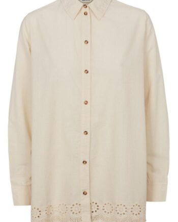 Basic Apparel Skjorte Hyacinth Birch